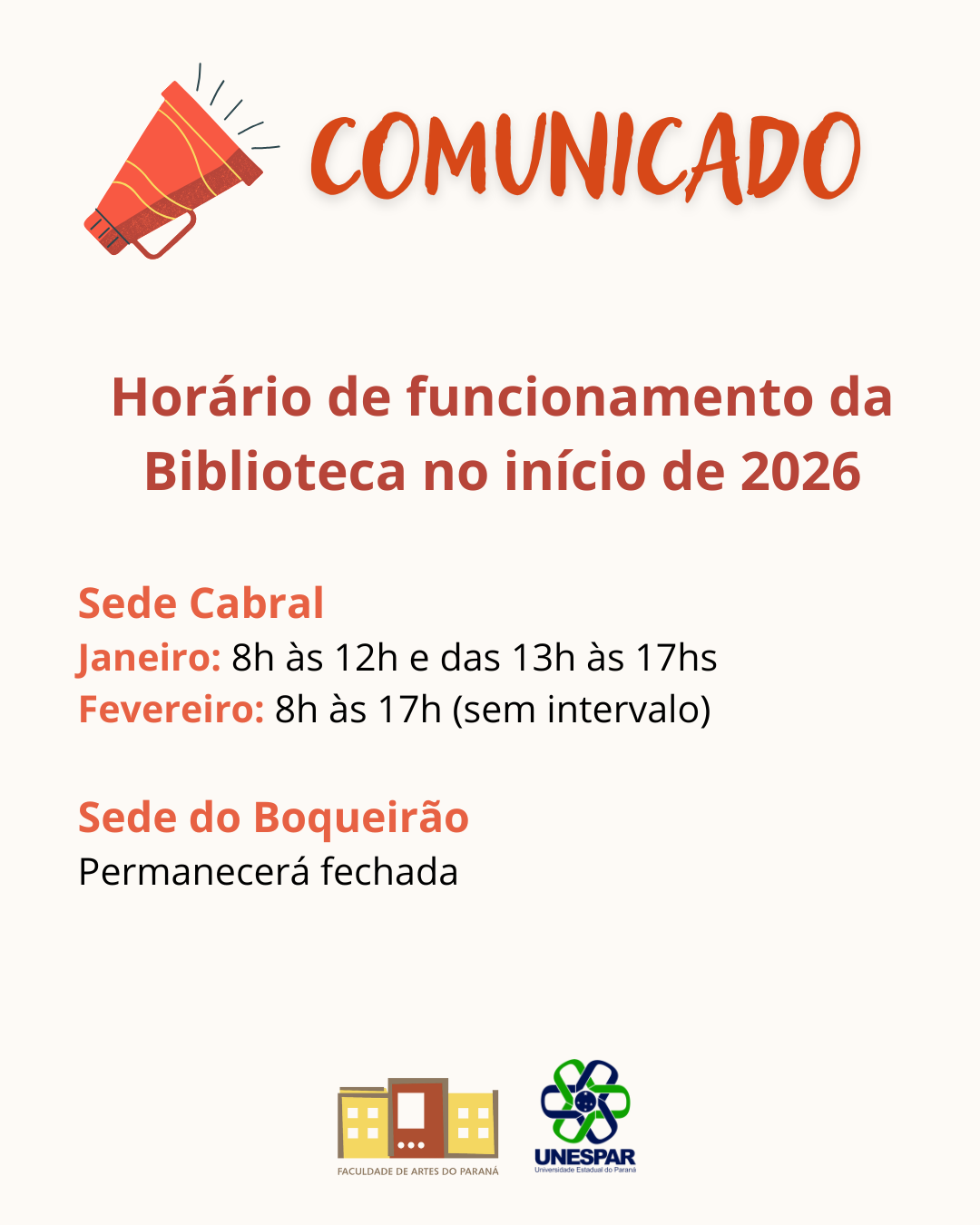 Horário da Biblioteca