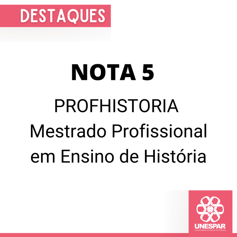 Avaliação da CAPES atesta bom desempenho dos programas de pós-graduação stricto sensu da Unespar
