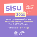 Está disponível a lista de aprovados pelo SiSU; Matrículas acontecem entre 6 e 8 de março