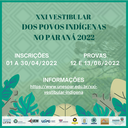 Inscrições para XXI Vestibular dos Povos Indígenas no Paraná encerram neste sábado (30)