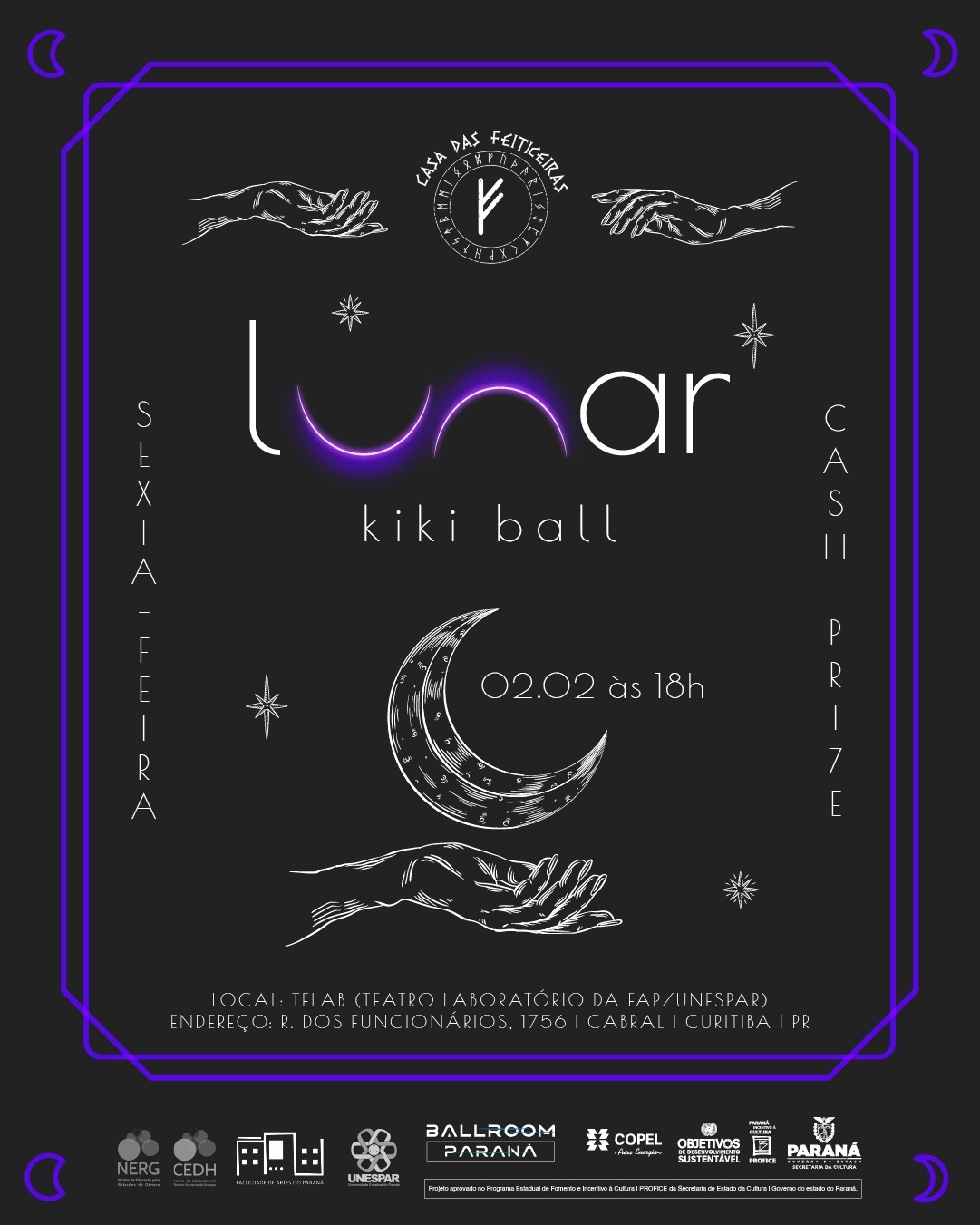 Unespar recebe ballroom Lunar Kiki Ball no começo de fevereiro
